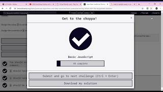 Learn Basic JavaScript Storing Values with the Assignment Operator freeCodeCamp org Google Chro