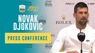 Novak Djokovic Press Conference After Defeat To Casper Ruud | Rolex Monte Carlo Masters 2024