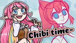 [art stream] Drawing Chibis - time to draw Mim || envtuber