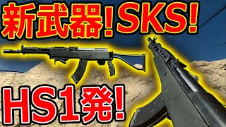 【CoD:MW】新武器 2種追加! ソ連の銃 SKS!!『HS1発で高レート!! 最強MR!?』【実況者ジャンヌ】