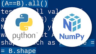 Comparing two NumPy arrays for equality, element-wise