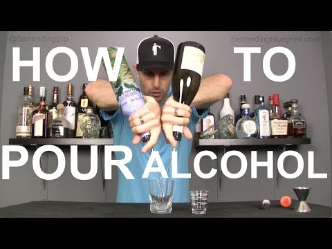 HOW TO POUR LIKE A PRO - Bartending 101 HOW TO POUR LIKE A PRO - Bartending 101