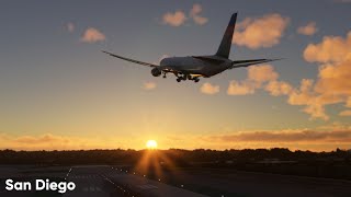 MSFS 2020 | 15 MINS of Plane Spotting at San Diego | San Diego Airport Plane Spotting