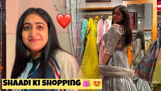 Chinu ne shaadi ki shopping karli🛍️❤️