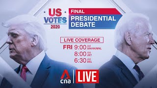 US election 2020: Final presidential debate between Trump and Biden