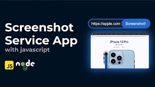 Website Screenshot Service (Javascript and Node.js)
