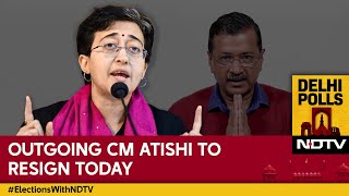 Delhi Election Atishi | Outgoing CM Atishi To Resign Today At 11 am