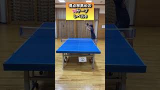 レベル別YGサーブ #pingpong #卓球 #tabletennis