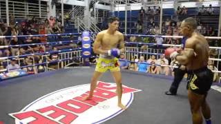 Jonathan Tuhu PhuketTopTeam Vs Arkaung China Muay Thai fight 16 Sep 2016
