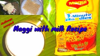 5mins cooking challenge/1 பாக்கெட் maggi1கப் பாலும் இருந்தபோதும் Creamy milktiffan ready/Maggirecipe