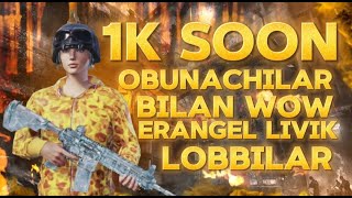 {1K SOON}OBUNA BO'LING ❗️HAR KUNI STRIMDA WOW  LOBBILAR BO'LIB O'TADI✅️QATNASHISH MUTALAQO TEKIN ❗️