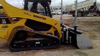 Komatsu ck 35 lama tilt dozer a livellamento automatico laser