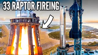 FINALLY! SpaceX Super Heavy Booster7 33 Raptors Engine Static Fire Incoming!