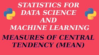 How to calculate mean, trimmed mean and weighted mean in Python with Numpy and Pandas | statistics