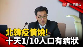 北韓疫情燒 十天內全國1/10人口出現病狀 @globalnewstw