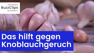 Sechs Hausmittel gegen Knoblauchgeruch