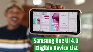Samsung One UI 4.0 Update Eligible Device List in Hindi