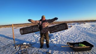 Рыбалка на мордушки.Ловим рыбу прямо за деревней.