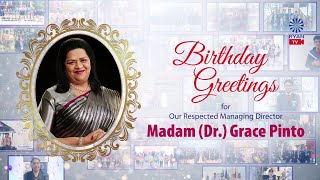 Birthday Greetings for Our Respected Managing Director Madam (Dr.) Grace Pinto