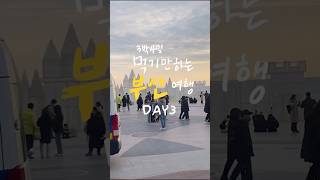 분량조절 실패로 탄생한 부산여행 3일차 #vlog #shorts