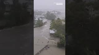 Hurricane Ian Causes Flooding In Fort Myers Beach, FL