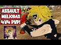 ASSAULT MELIODAS BEING THE GREATEST 4v4 UNIT OF ALL TIME! Seven Deadly Sins: Grand Cross