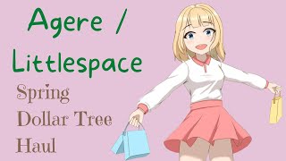 AGERE / SFW LITTLESPACE Dollar Tree Haul for Spring 2022!