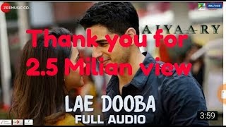 New song by Sidharth lae dooba