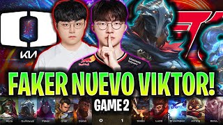 FAKER JUEGA EL NUEVO VIKTOR CONTRA SHOWMAKER! | T1 vs DK RESUMEN GAME 2 LCK CUP 2025