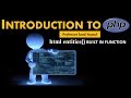 Introduction to PHP || HTML Entities Built in function