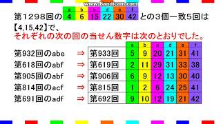 ロト６完全分析からの第1299回予想