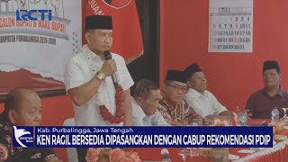 Wasekjen Partai Perindo Ken Ragil Daftar Cawabup ke Kantor PDIP - SIP 22/05