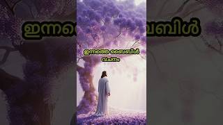 ഇന്നത്തെ ദൈവ വചനം#jesus#malayalam #verseoftheday #kreupasanam  #exams #biblestudmalayalam