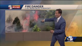 Arkansas' dry weather raises fire danger