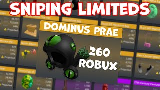 Sniping Limited Items (500K ROBUX)