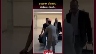 అమెరికా చేరుకున్న రాహుల్ గాంధీ | USA | Rahul Gandhi | Sanfransisco | Congress | Dial News