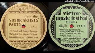 1931 RCA Victor Program Transcription Demo DL-5-A:B - Victor Artists' Party - Victor Music Festival