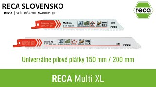 RECA MULTI XL univerzálne  pílové pláty