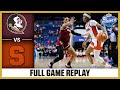 Florida State vs. Syracuse Full Game Replay | 2024 Ally ACC Women's Basketball Tournament