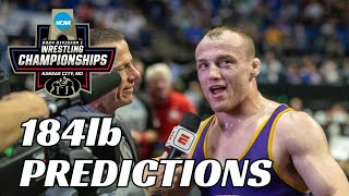 184lb Predictions - 2024 NCAA Wrestling Championships