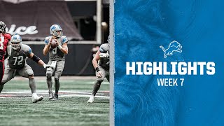 2020 NFL Week 7: Lions at Falcons Game Highlights