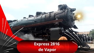 JC TRENES🤩🤩🤩 CP UP KCSM FXE, locomotora de Vapor Express 2816 de Monterrey