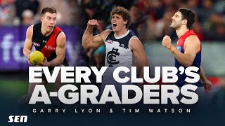 Which SUPERSTAR Blue does Garry Lyon NOT have as an A-grader?? - SEN