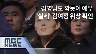 김영남도 깍듯이 예우…'실세' 김여정 위상 확인 [뉴스데스크]