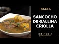 Sancocho De Gallina Criolla Colombiana.