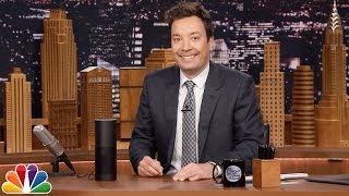 Jimmy Reveals a Few of Tonight Show's Alexa Skill Easter Eggs