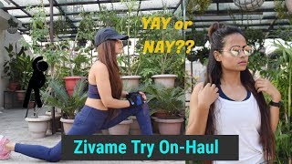 Zivame Try-On Haul!!Best Website to order sports wear!!The fashion seed!!