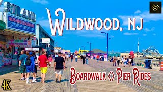 Wildwood New Jersey Boardwalk and Morey's Piers 2023
