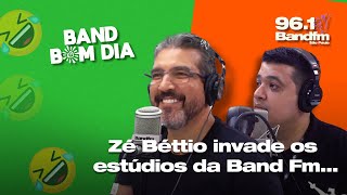 Dia Mundial do Rádio! Zé Béttio invade os estúdios da Band Fm - Band Bom Dia