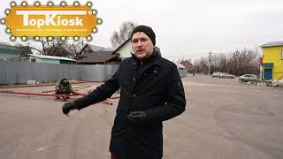 Возведение Торговой Галереи 333м² в городе Лосино-Петровский. Монтаж павильона